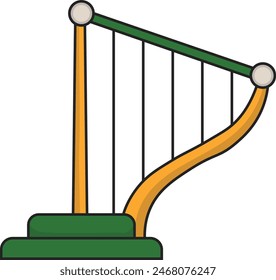 Happy Saint Patrick's Day Element with Cartoon Design. Vector Illustration.