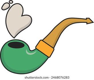 Happy Saint Patrick's Day Element with Cartoon Design. Vector Illustration.