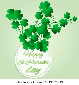 Happy saint patrick's day, great design for any purposes. Decoration element.  
