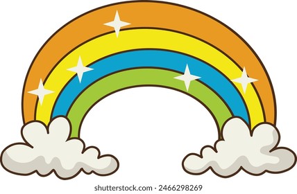 Happy Saint Patrick's Day icon. Isolated Vector Illustration in Minimalist Cartoon Design.