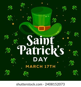 Happy Saint Patrick's Day illustration vector design