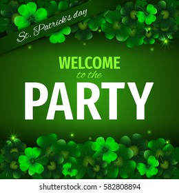 Happy Saint Patrick's day. Illustration for St. Patrick's day posters, greeting cards, print and web projects.