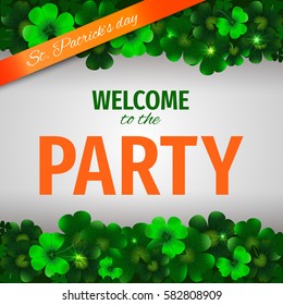 Happy Saint Patrick's day. Illustration for St. Patrick's day posters, greeting cards, print and web projects.