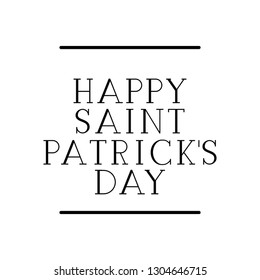 happy saint patrick`s day label frame icons