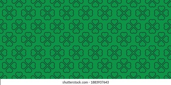 Happy saint Patricks day. Lucky, clover four. Luck shamrock, shamrocks pattern. Irish pub (ireland). Slogan St Patrick's Day or St paddy's day green beer party