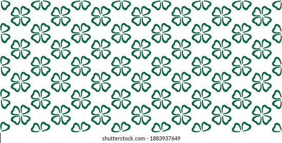 Happy saint Patricks day. Lucky, clover four. Luck shamrock, shamrocks pattern. Irish pub (ireland). Slogan St Patrick's Day or St paddy's day green beer party