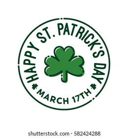 Happy Saint Patrick's Day March 17