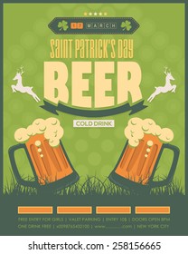 Happy Saint Patricks Day - Party, Celebration Background Template