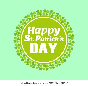 Happy saint patrick's day sticker