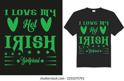 Happy Saint Patrick's Day typography t-shirt design, quote,vector,saying, illustration, celebration, print ready design template.