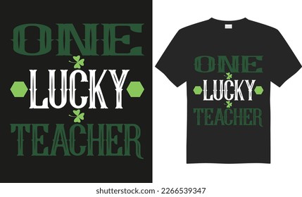 Happy Saint Patrick's Day typography t-shirt design, quote,vector,saying, illustration, celebration, print ready design template.