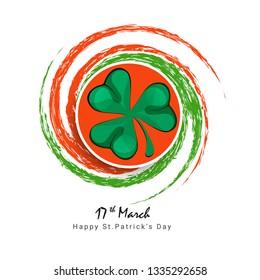 Happy Saint Patrick's day. Vector illustration - Vector