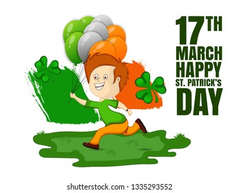 Happy Saint Patrick's day. Vector illustration - Vector