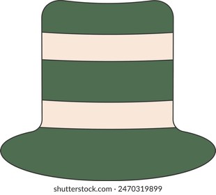 Happy Saint Patrick's Day Vector Illustration. with Cartoon Style.