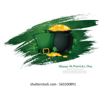 Happy Saint Patrick's day. Vector illustration