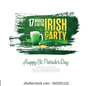 Happy Saint Patrick's day. Vector illustration