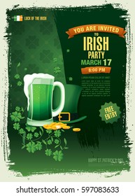 Happy Saint Patrick's day. Vector illustration