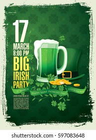 Happy Saint Patrick's day. Vector illustration