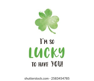 Happy Saints Patricks vector illust, Lucky in love with you, Patricks poster, luck of the irish, St Patrick's lucky, irish card, Instant Download, Happy Go Lucky Retro, t-shirts, Clover, Party
