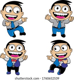 Happy Salesman with huge smile