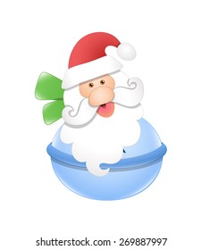Happy Santa Character