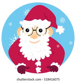 Happy Santa Claus.