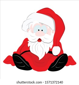 A Happy Santa claus ready to the Christmas Day