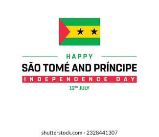 Happy Sao Tome and Principe Independence Day, Sao Tome and Principe Independence Day, Sao Tome and Principe, 12 July, National Day, Independence day svg