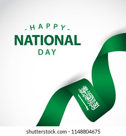 Happy Saudi Arabia Independent Day Vector Template Design Illustration