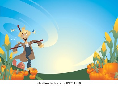 happy scarecrow