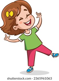 happy school kids jump vector illustration isolated