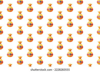 Happy Seollal Korean new year pattern design