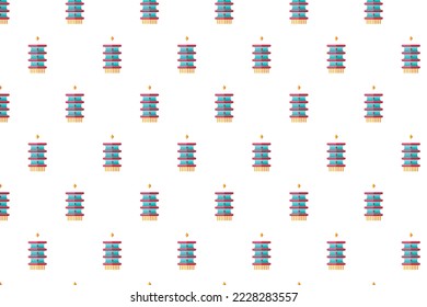 Happy Seollal Korean new year pattern design