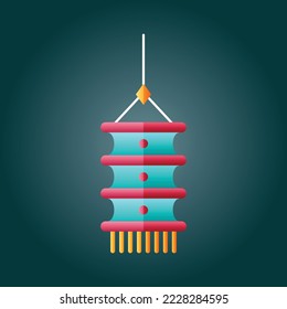 Happy Seollal Korean new year pattern design