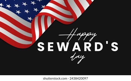 Happy Seward's Day vector illustration Design