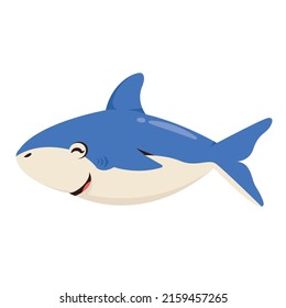 Happy Shark Vector Art Design. Vector Design Download.