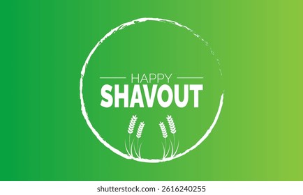 Happy Shavuot Jewish holiday design. Perfect for banners, posters, greeting cards, and social media. Includes colorful illustration and elegant typography for a joyful and professional look