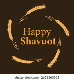 Happy Shavuot Wishes in Hebrew Festival Theme
