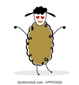 happy sheep