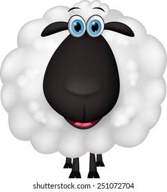 Happy Sheep Cartoon Stock Vector (Royalty Free) 251072704 | Shutterstock
