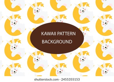 happy sheep pattern background design
