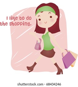 Happy Shopping with Attractive Girls