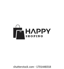 diseño de icono de compra feliz vectorial 