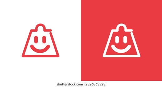 Plantilla de vector de diseño de logotipo de compras