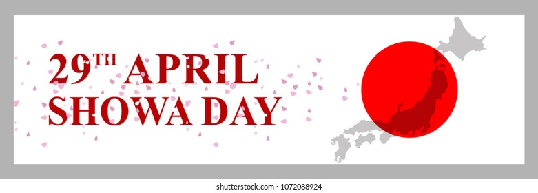 Happy Showa Day Vector Illustration