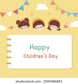 The happy side of cute kids