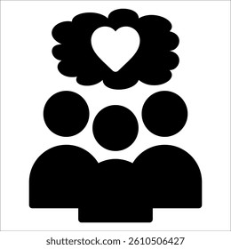 Happy Simple Icon Vector Illustration Concept