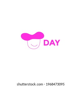 HAPPY SMILE DAY. BACKGROUND COVER DESIGN VECTOR. CAN USE FOR WALPAPER, POSTER, GREETING CARD