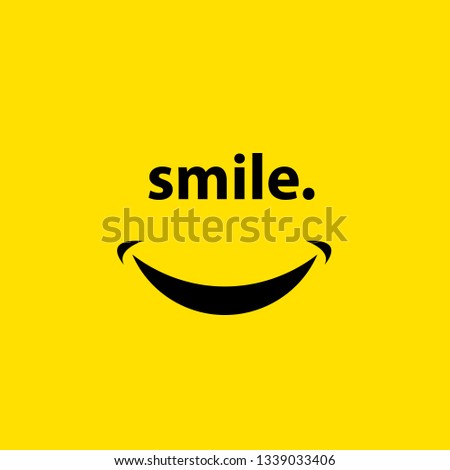 Happy Smile Day Vector Template Design Illustration suitable for post card, wallpaper, background, book, poster, banner and web landing page - Vector