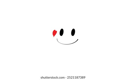 Feliz sorriso ícone símbolo símbolo face emoji face desenho animado personagem emoção engraçado desfrutar de sorriso bonito feedback motivação positiva humor satisfação personagem satisfação mídias sociais triste composição humor expressão